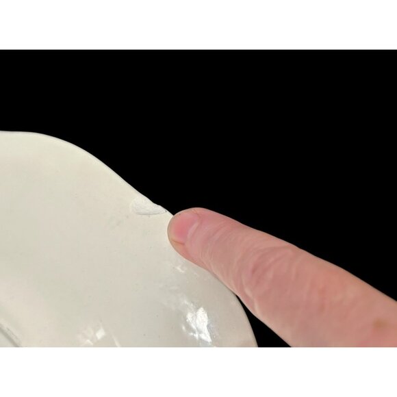 Adam Antique Steubenville St Paul’s Church North Carolina 10” Plate Ivory Violet - Picture 8 of 9